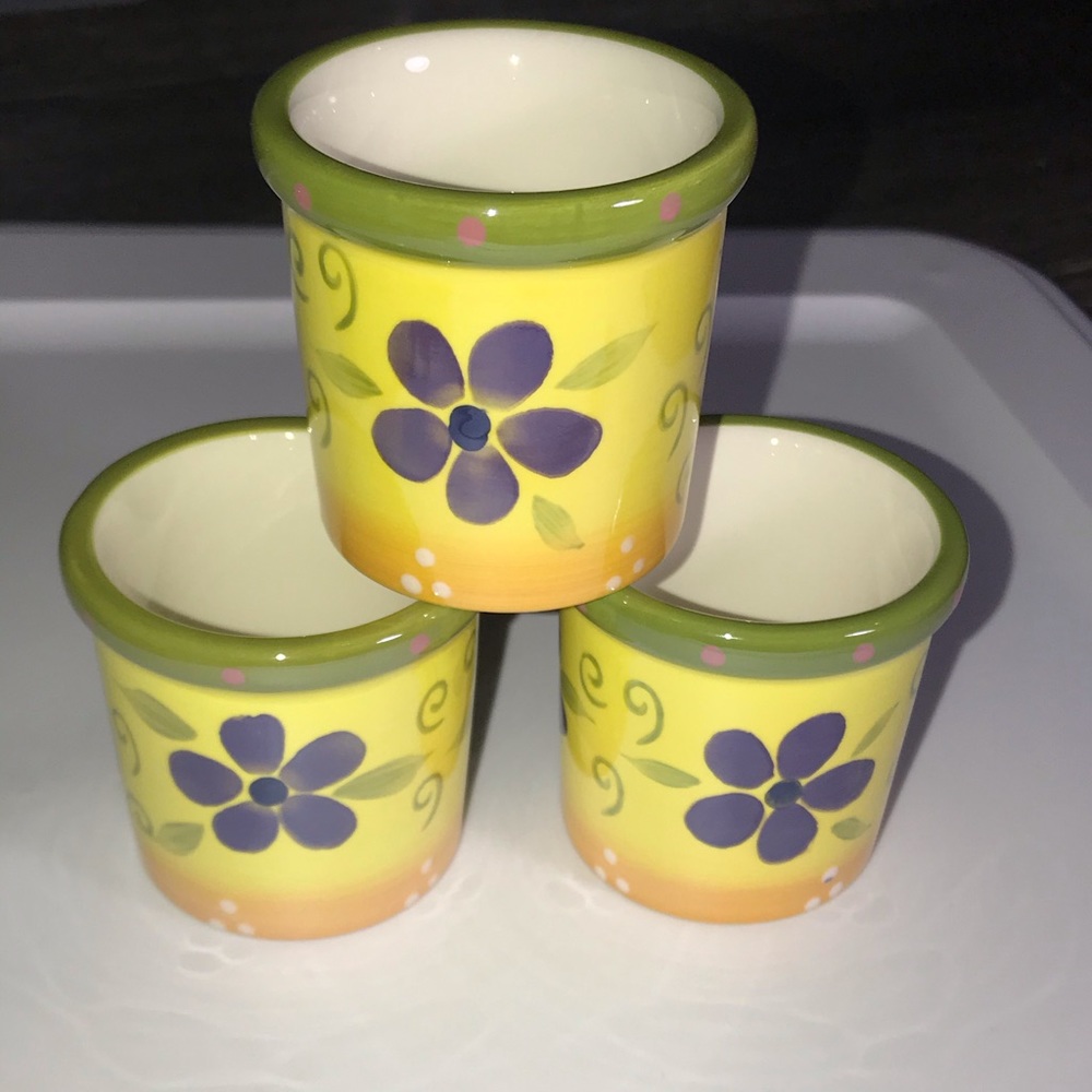 Party Lite votive candle holders.